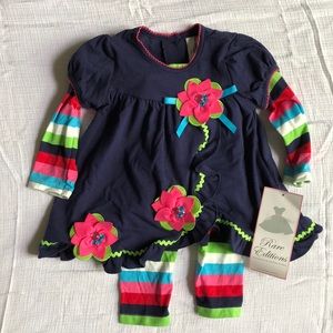 Rare Editions 18m girl’s tunic dress and leggings
